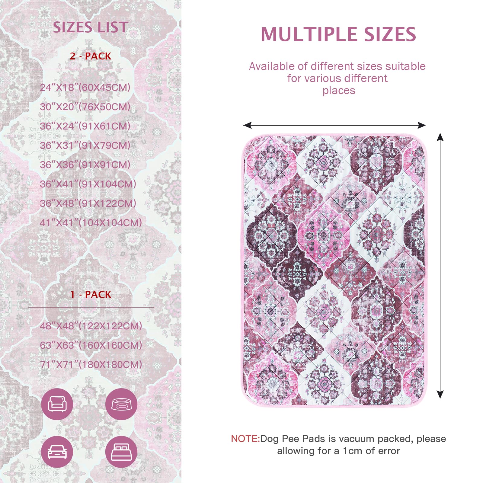 IEUUMLER waterproof multi-layer pad provides superior absorbency for overnight protection.