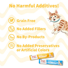 IFELLO PET Lickable grain-free ingredients image showcasing wholesome formula for sensitive diets.