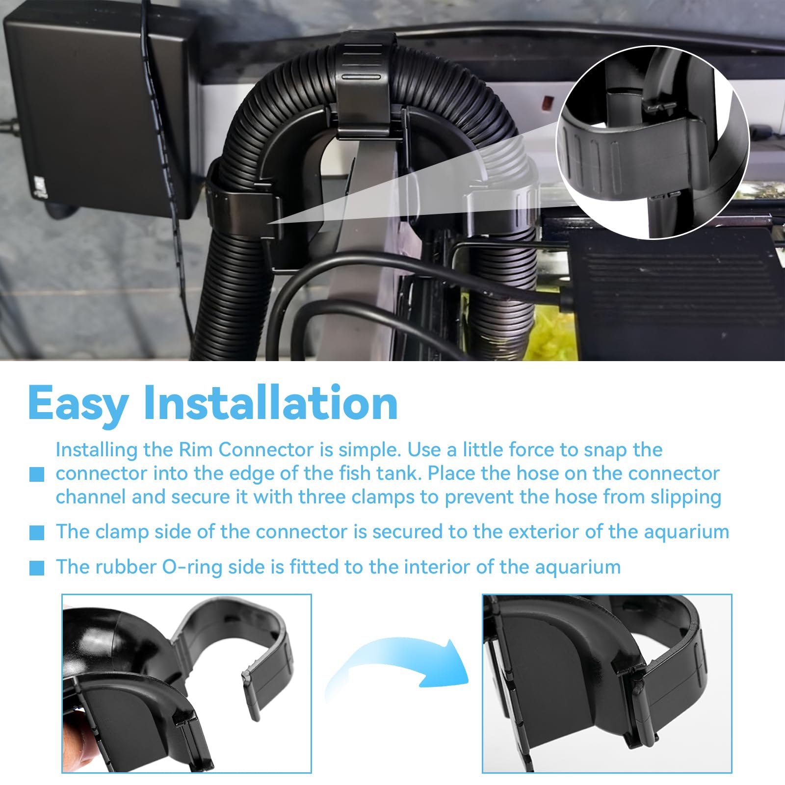 IFERLA secure hose positioning maintains proper water flow.