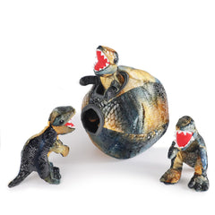 IFoyo Squeaky Dog Toy with dinosaurs inside for playful hunting instincts and exercise