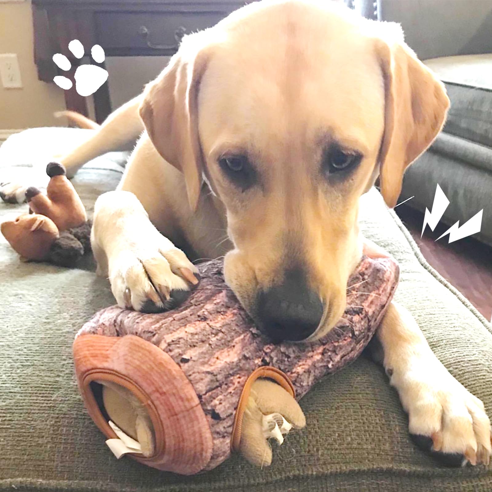 IFOYO Squirrel Hide and Seek toy is easy to clean and maintain