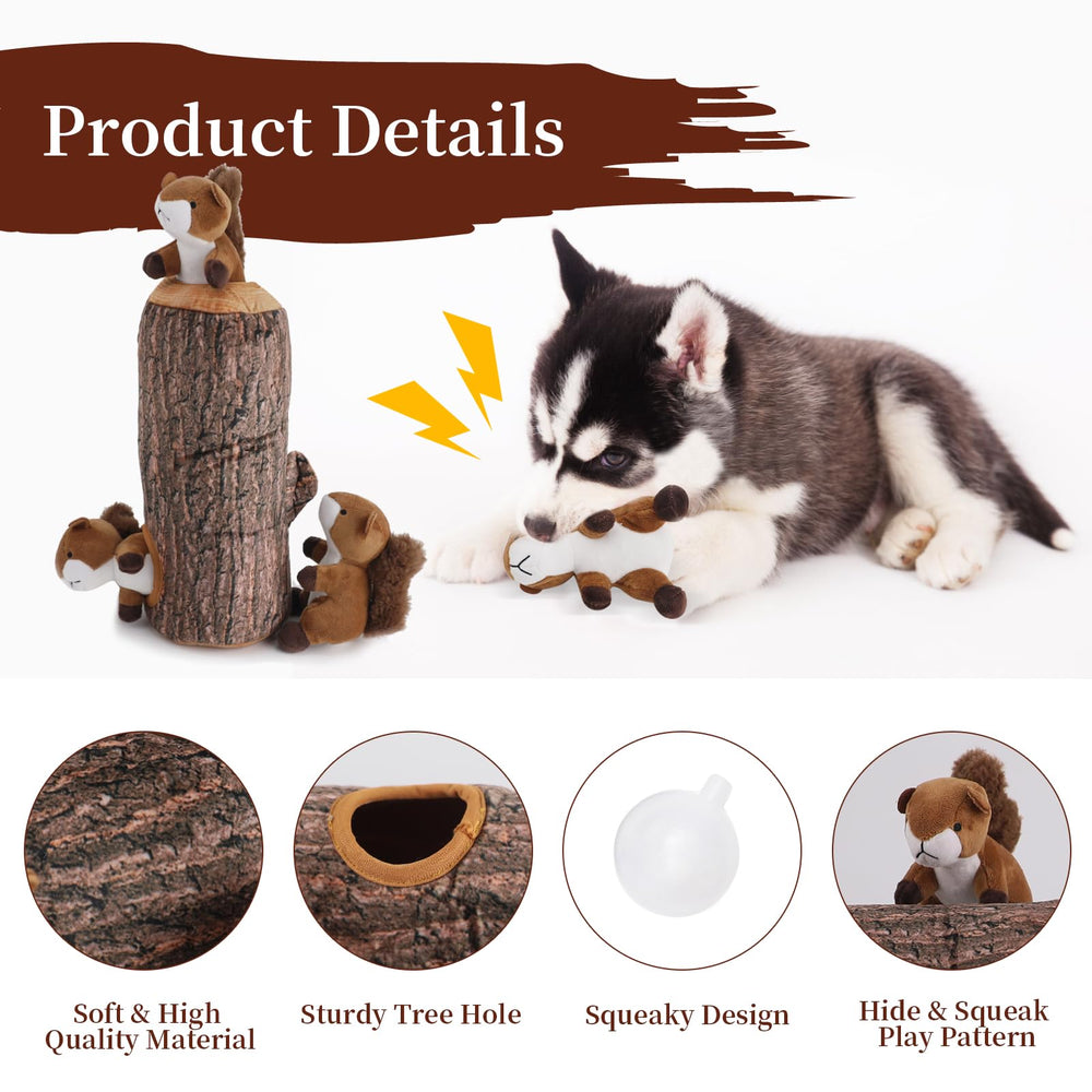 IFOYO Squirrel Hide and Seek toy with hidden squirrels invites problem-solving during play