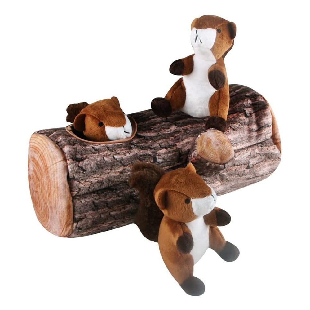 IFOYO Squirrel Hide and Seek toy tree trunk closeup boosts interactive play and mental engagement