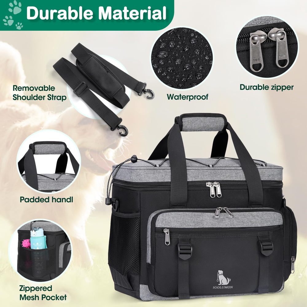 IGOLUMON dog travel bag airline-approved under-seat design for convenient travel