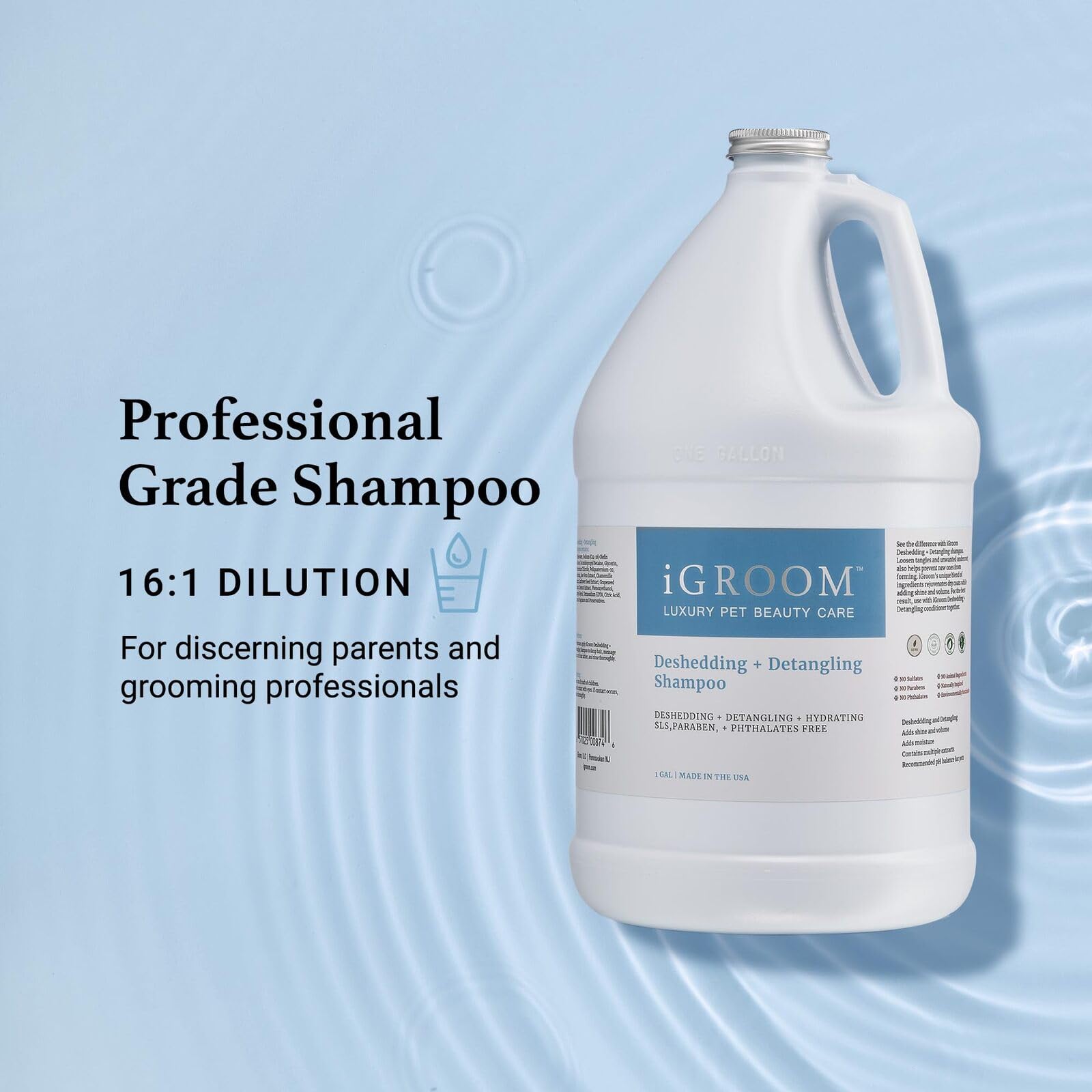 iGroom Dog coat after wash—shiny, manageable fur with fewer mats.