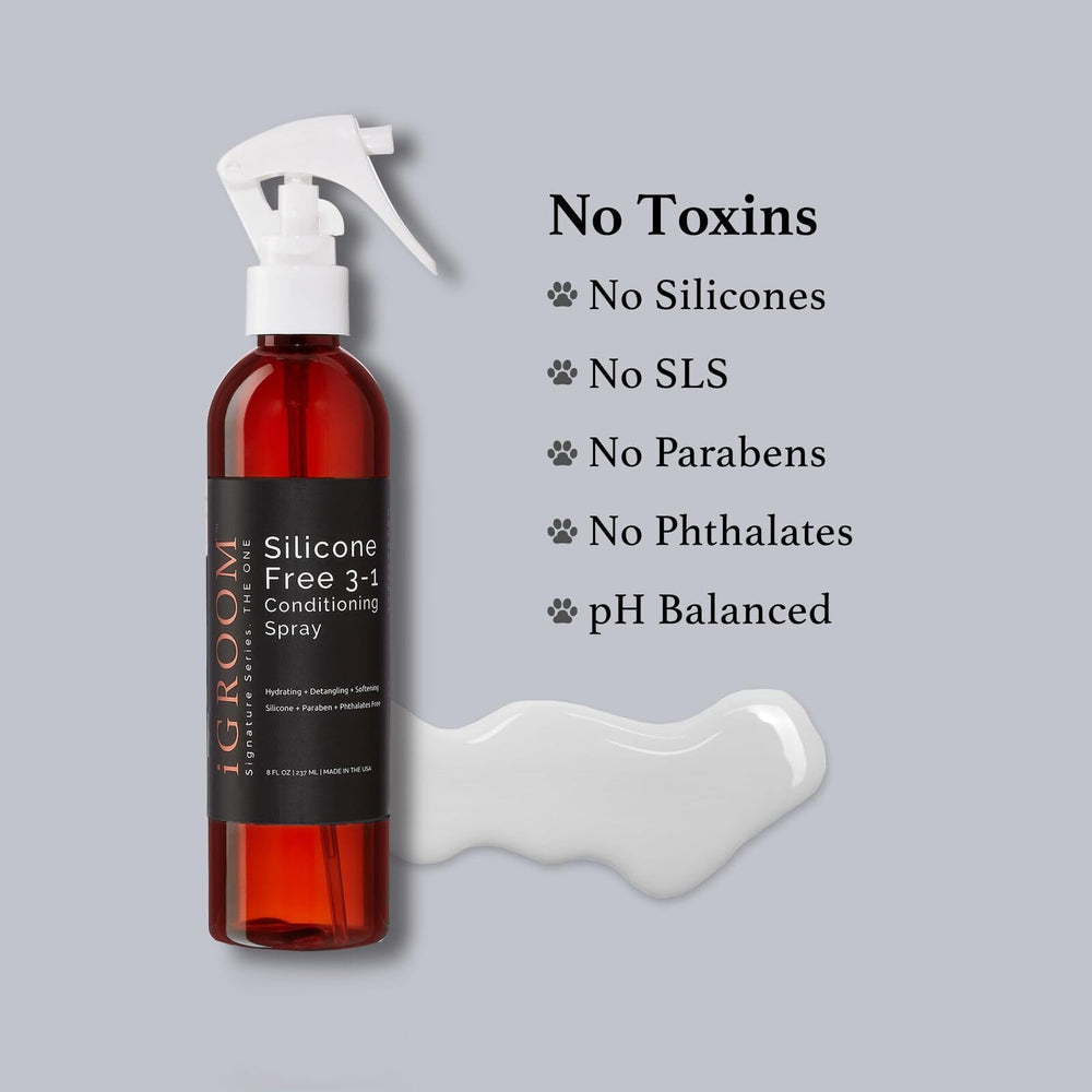 iGroom evergreen scent leaves a fresh aroma after grooming sessions.