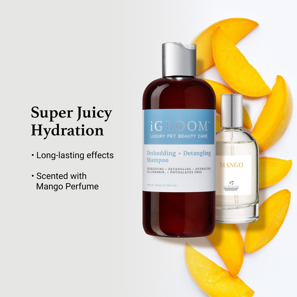 iGroom Paraben-free label—sulfate-free formula safe for pets and hands.