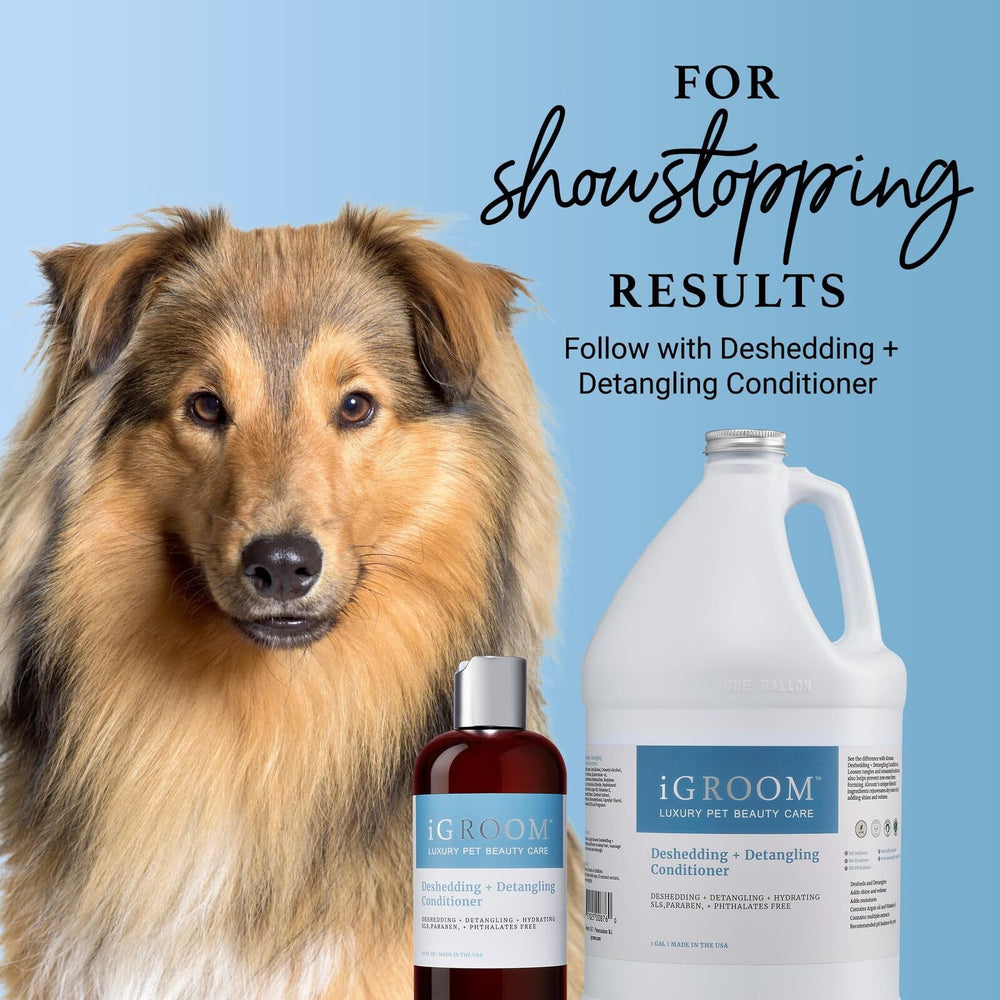 iGroom Salon-size gallon bottle—professional-grade formula for frequent grooming.