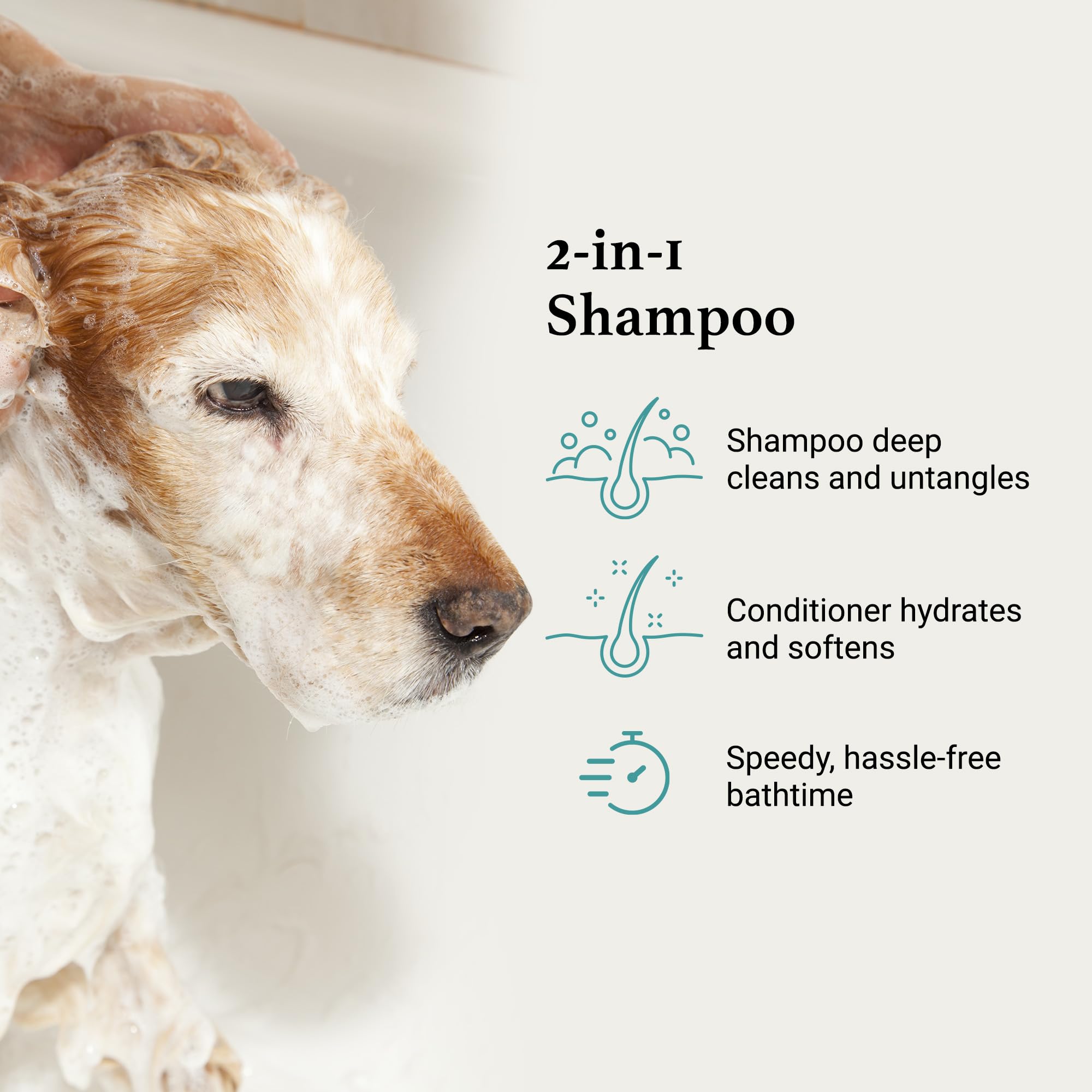 iGroom sunflower extract moisture dog coat bottle for reduced frizz