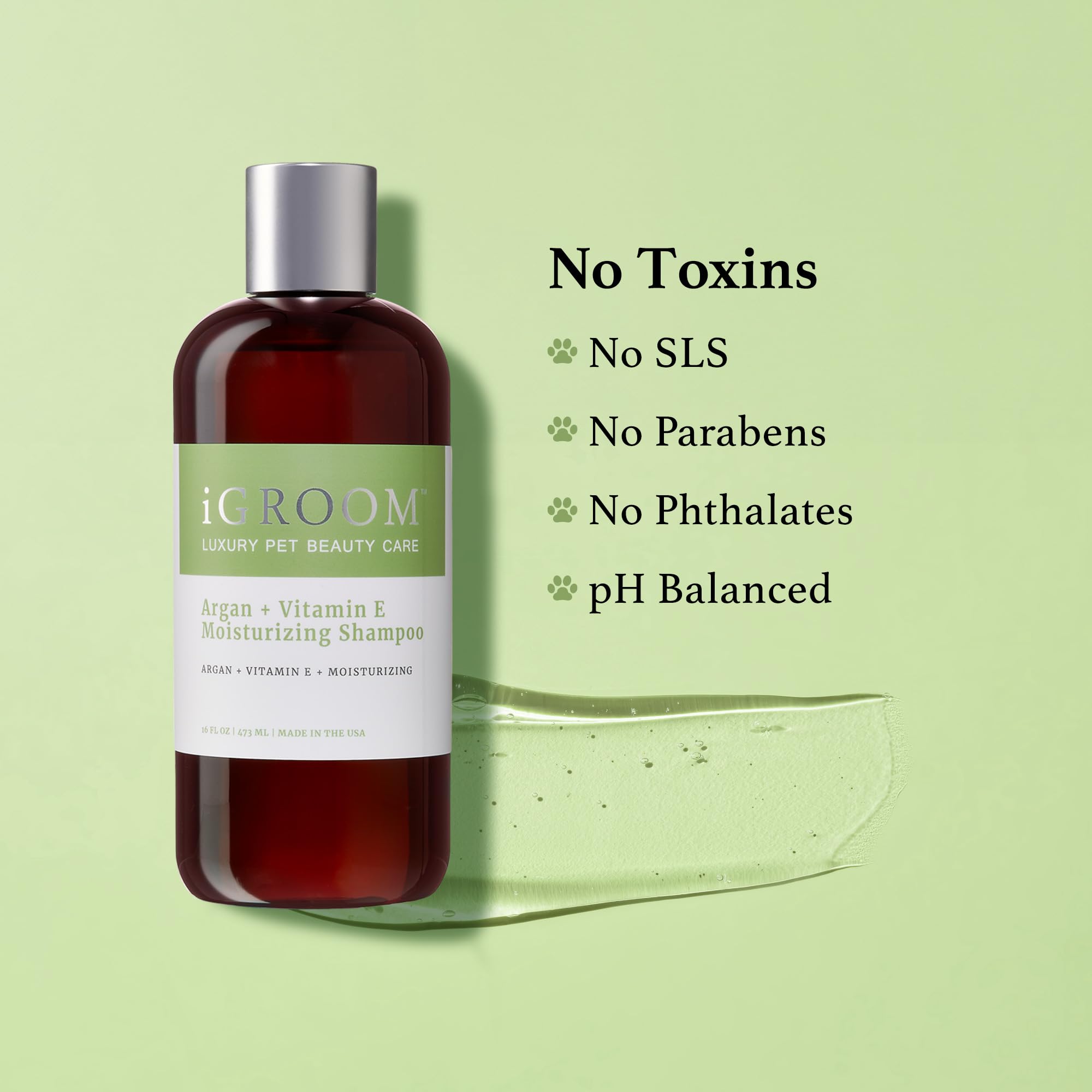 iGroom vitamin-e-skin-moisture detail hints at added moisture for dry skin.