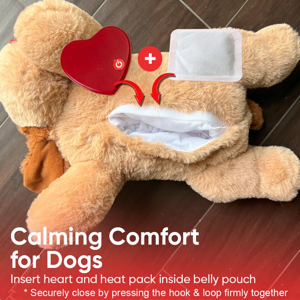 iHeartDogs Heartbeat Puppy Toy easy-clean design emphasizes quick washing and care