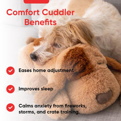 iHeartDogs Heartbeat Puppy Toy heartbeat unit demonstrates gentle arousal for separation anxiety