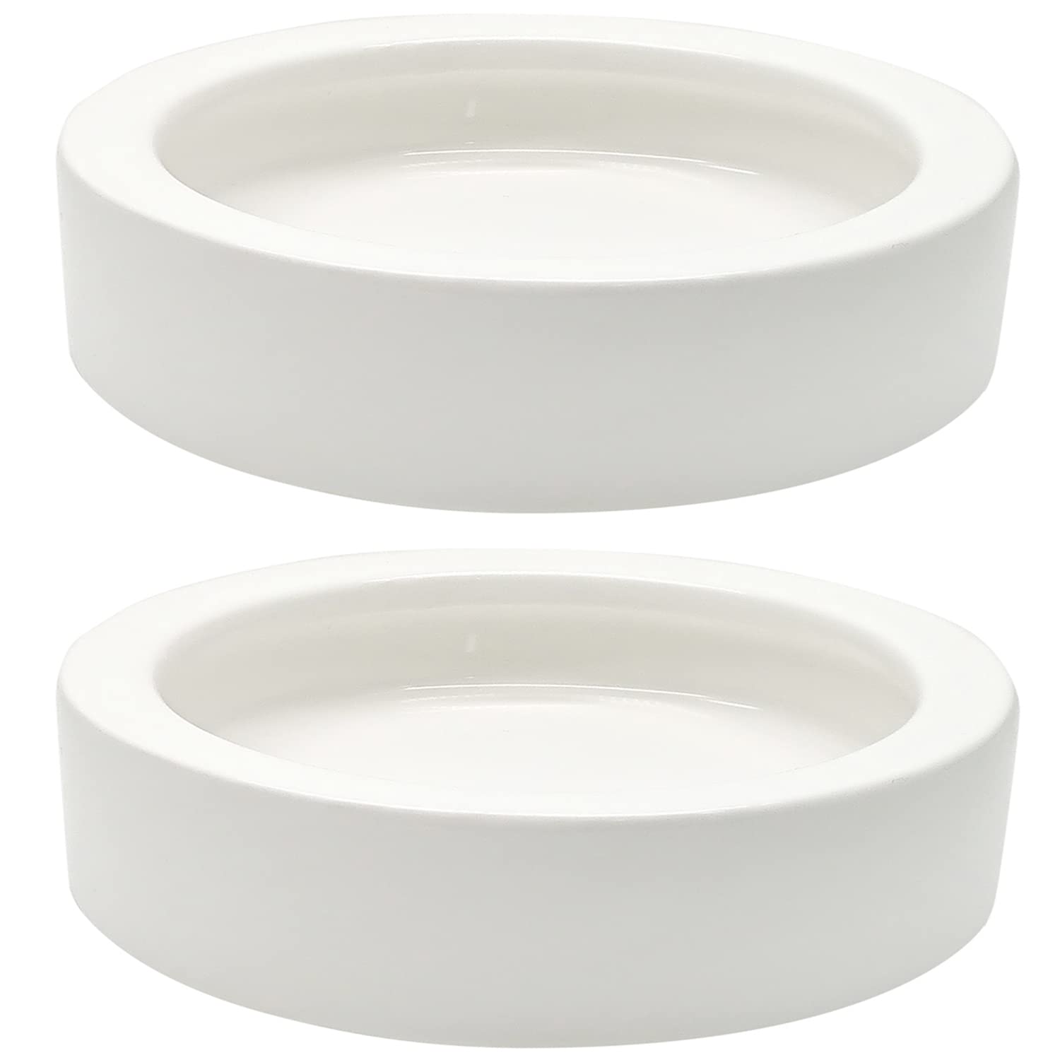 iHomeSet reptile food bowl anti-escape ceramic design keeps meals secure during feeding.