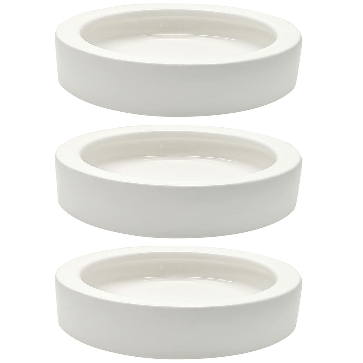 ihomeset triangular reptile bowl 3-pack packaging for easy terrarium setup.