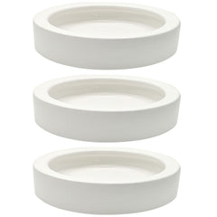 ihomeset triangular reptile bowl 3-pack packaging for easy terrarium setup.