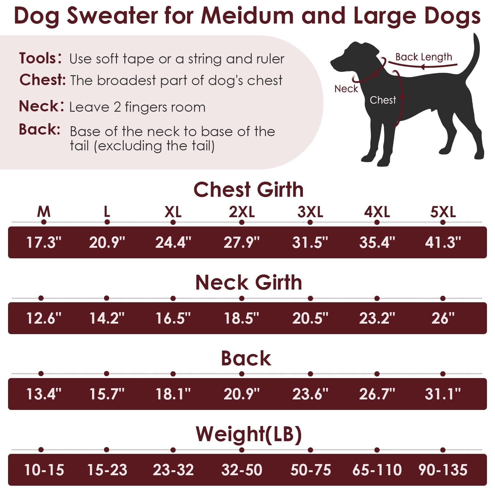 IKIPUKO Christmas dog sweater large-dog-collection pairs with seasonal outfits