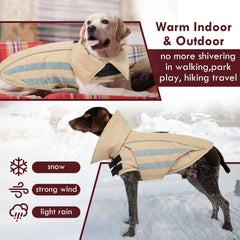 IKIPUKO jacket features harness-hole leash opening for easy attachment