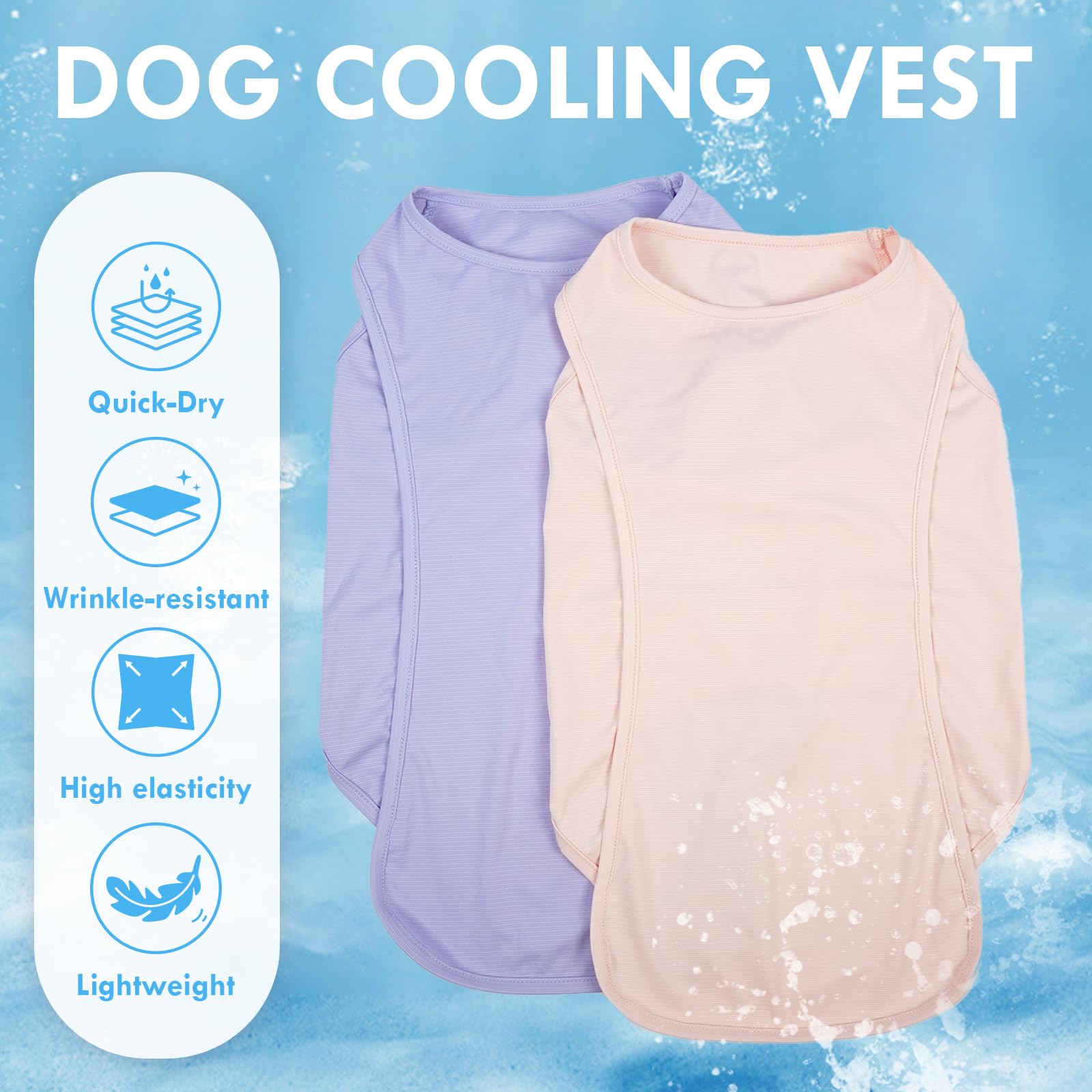 IKIPUKO dog shirt breathable material offers cool comfort during summer walks