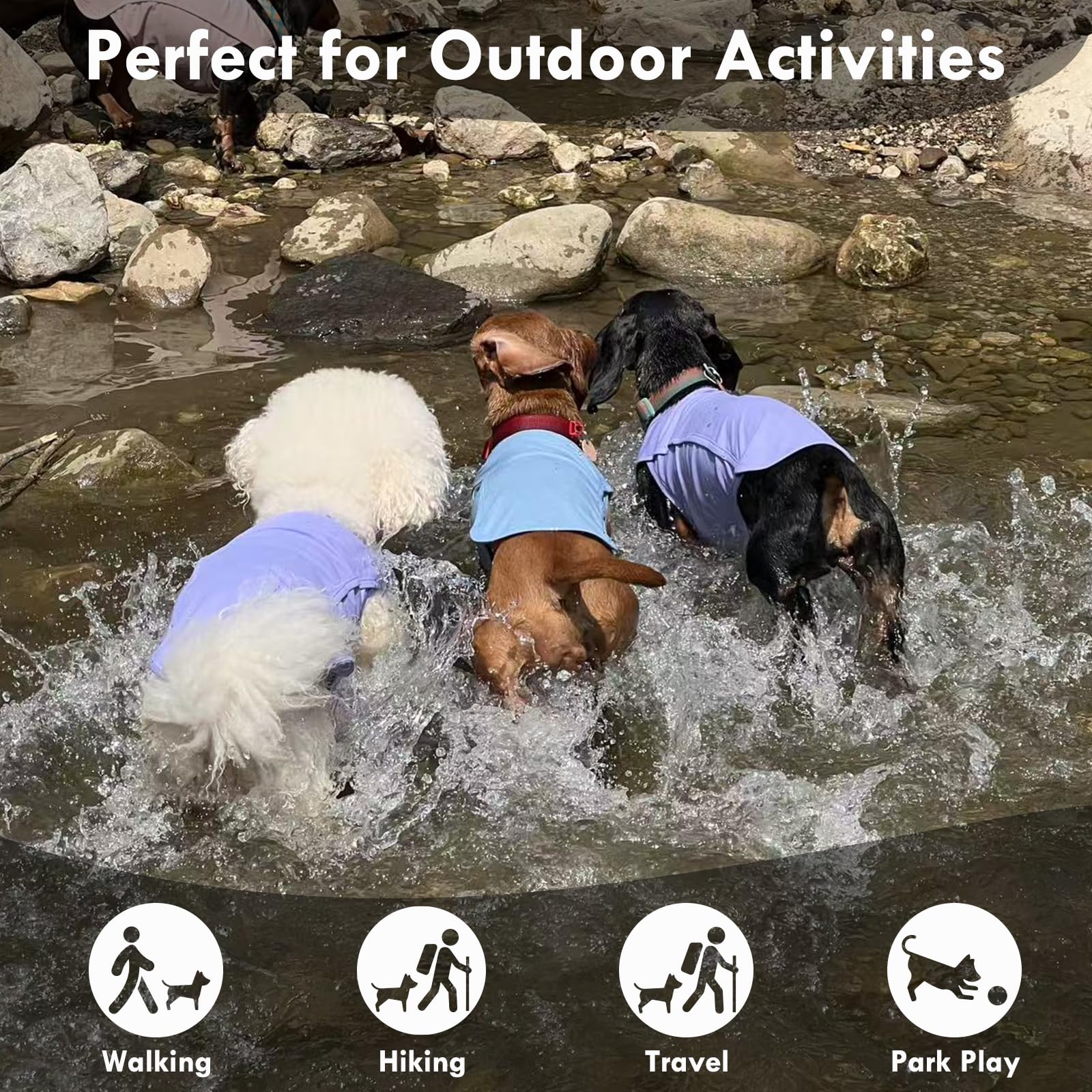 IKIPUKO dog shirt easy-on-off design simplifies dressing before outings