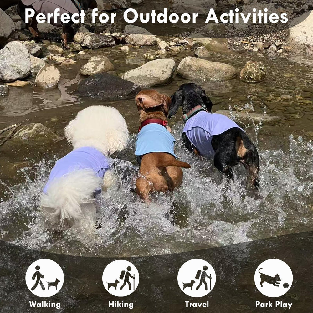 IKIPUKO dog shirt easy-on-off design simplifies dressing before outings