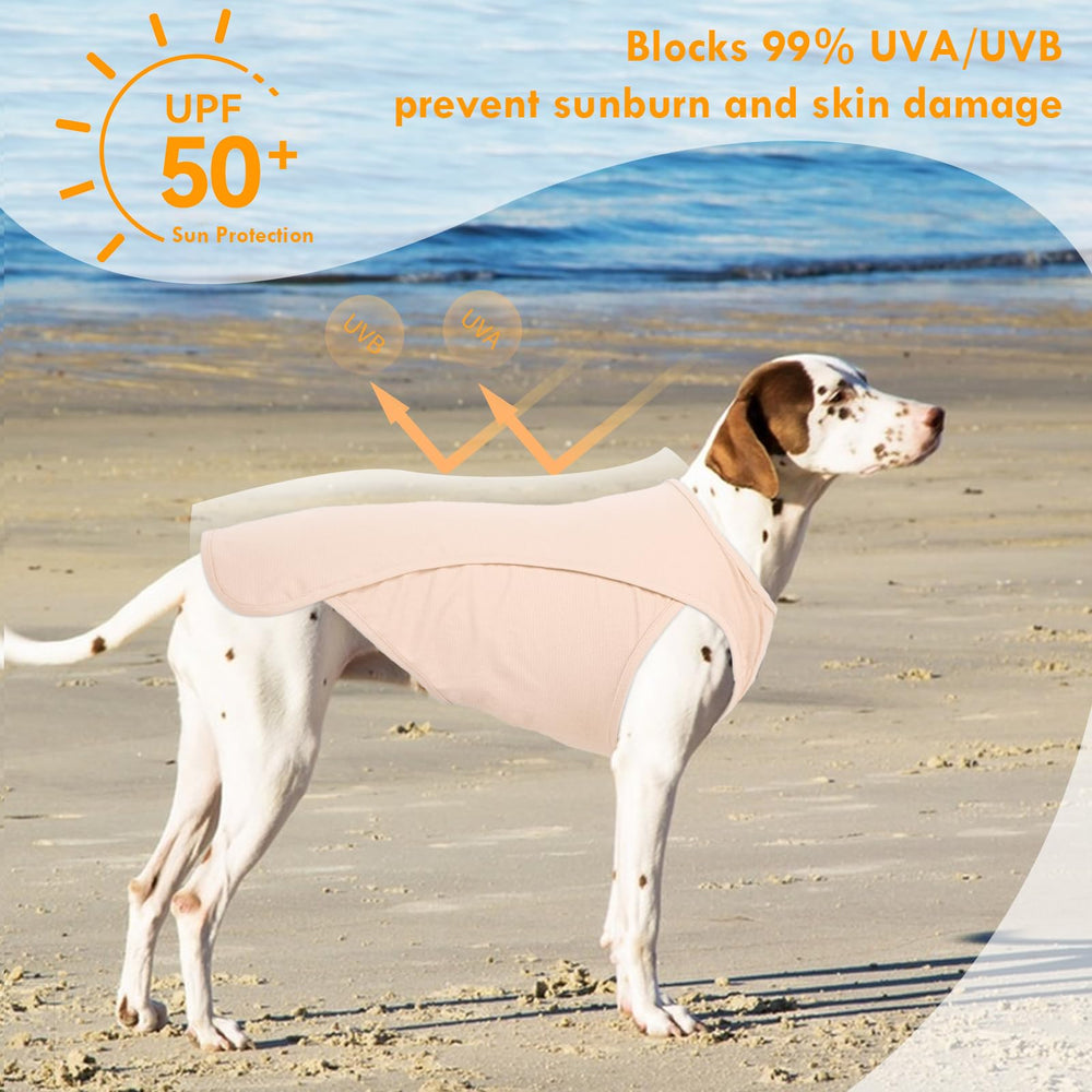 IKIPUKO dog shirt sun protection blocks UV for sunny park days