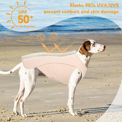 IKIPUKO dog shirt sun protection blocks UV for sunny park days
