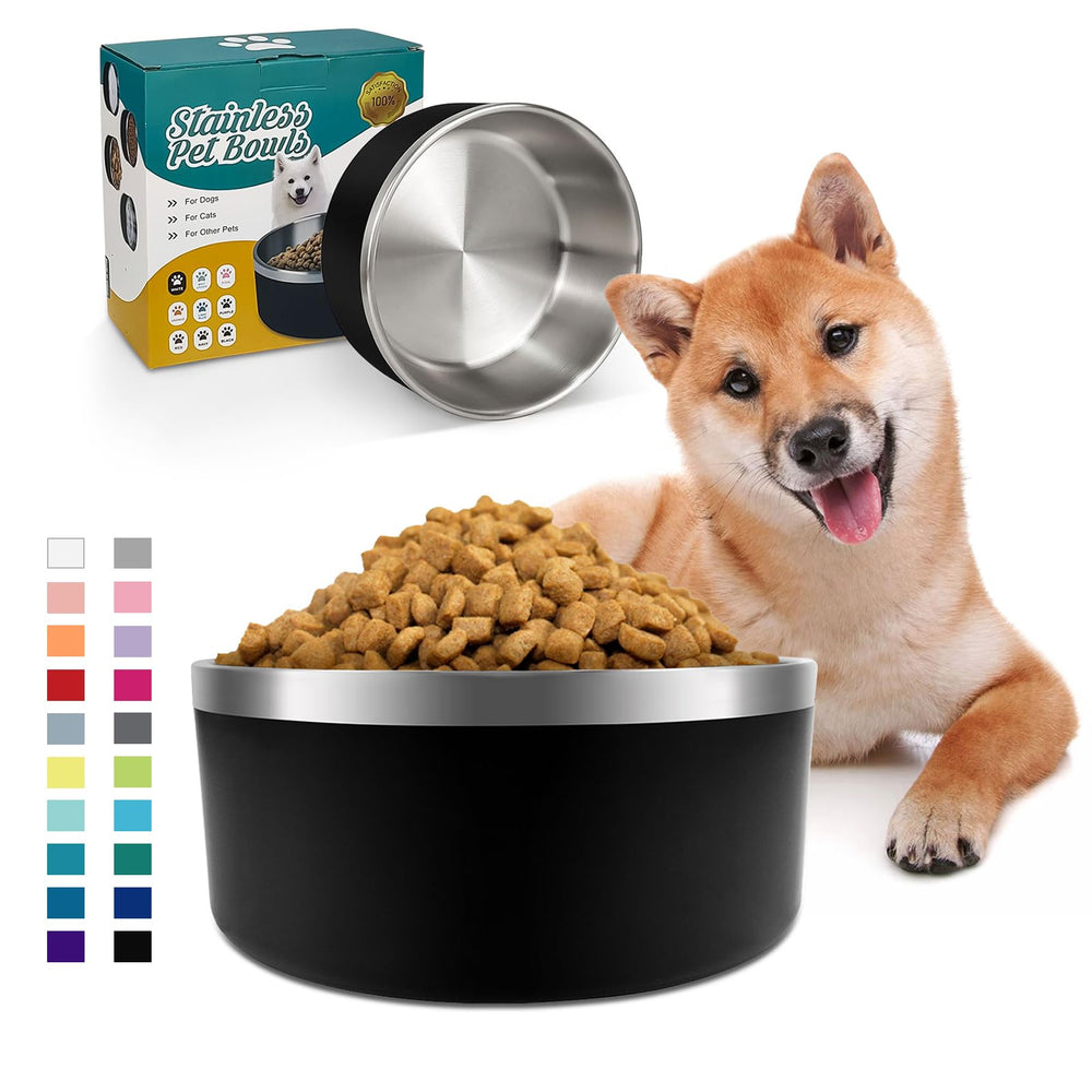 ikitchen dog bowl 64oz insulated keeps water cool and meals ready for longer sessions