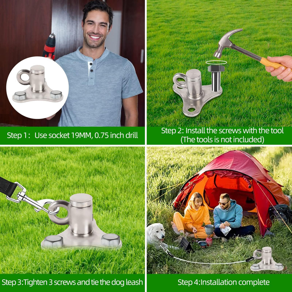 iklekione versatile outdoor stake suitable for tents and camping.