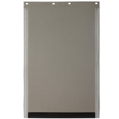 ikuso dog door flap installation shows quick replacement for a near-new seal and energy efficiency