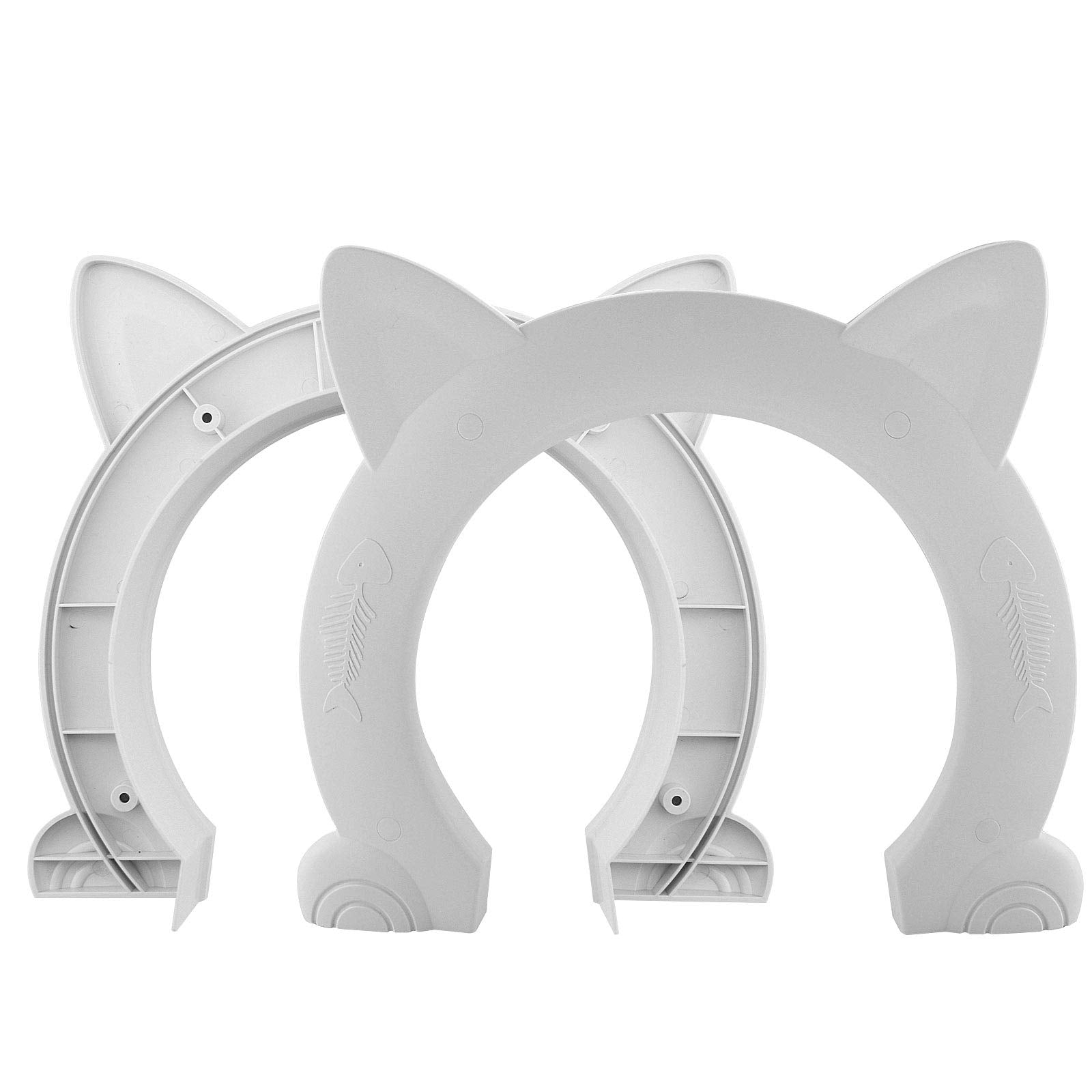 ikuso Indoor Cat Door kitten-friendly design accommodates small paws.