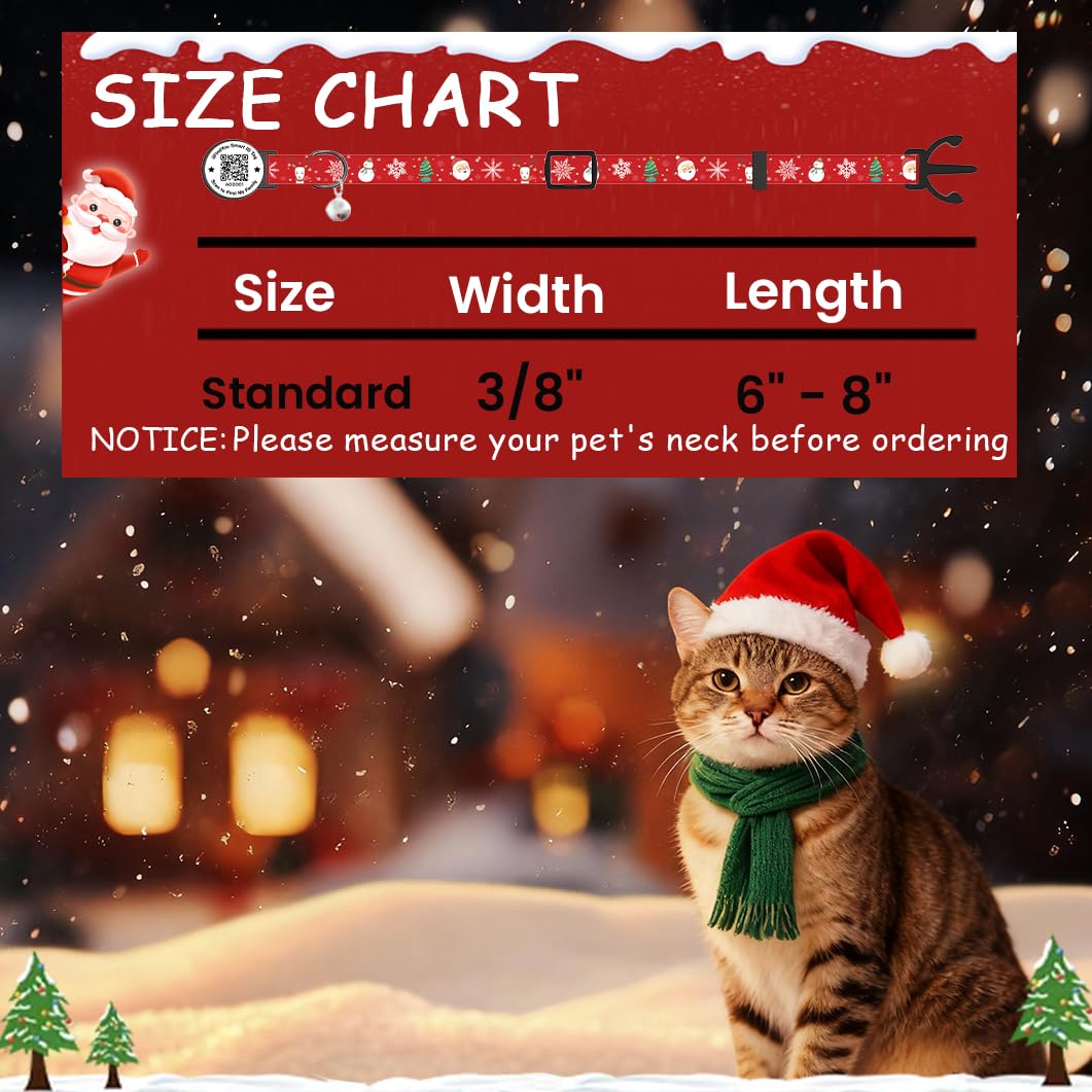 ilFindYou adjustable cat collar fits kittens to small cats with breathable nylon.