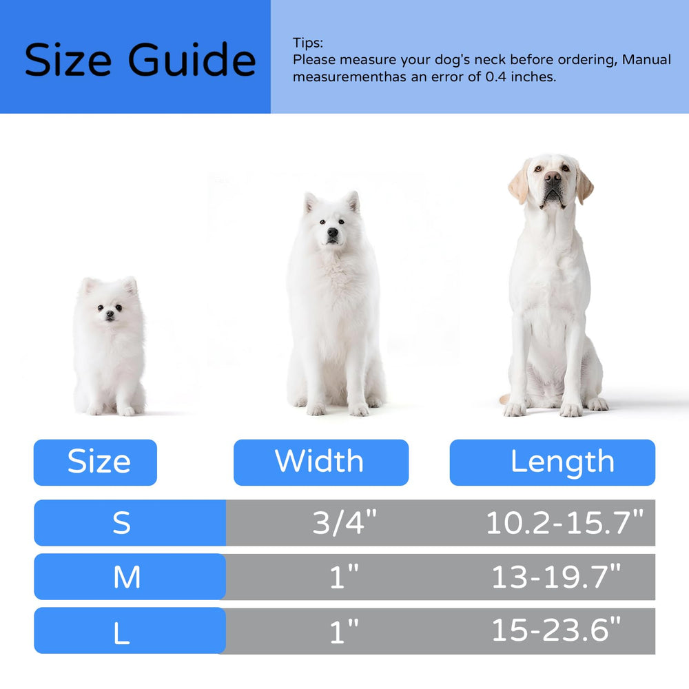 ILFINDYOU Airtag Dog Collar adjustable sizing from S to L