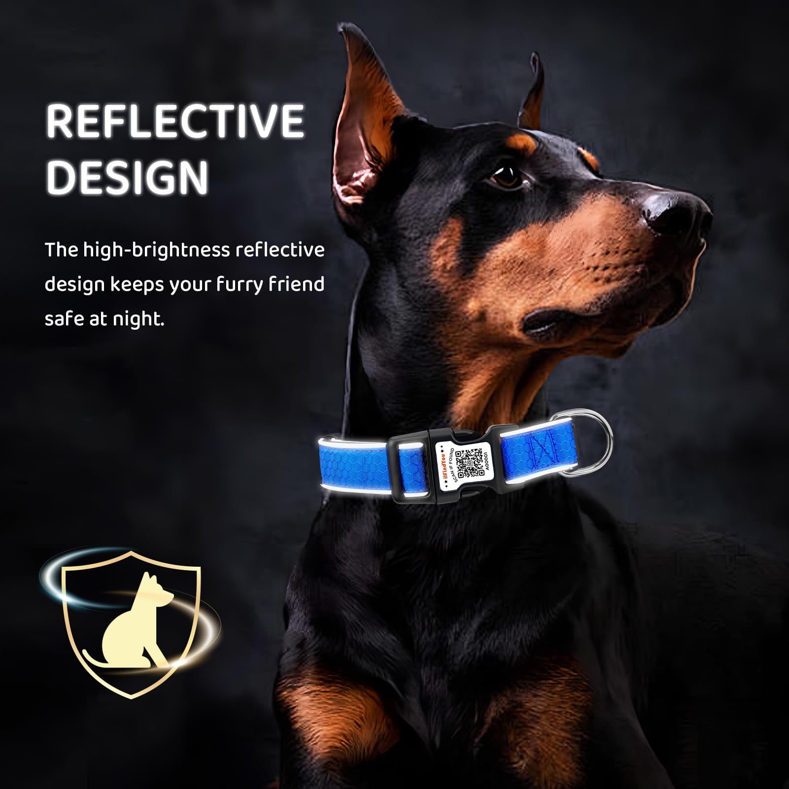 ILFINDYOU Oxford fabric dog collar built for durability