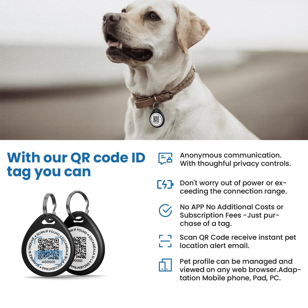 ILFINDYOU dog tag is waterproof and scratch-resistant, enduring everyday wear and outdoor adventures.