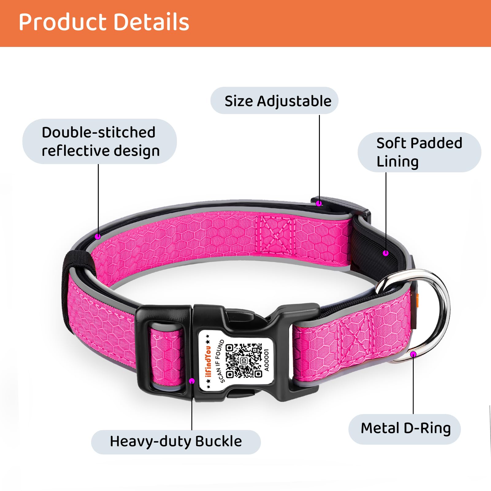ILFINDYOU fully adjustable sizes S M L with safety buckle