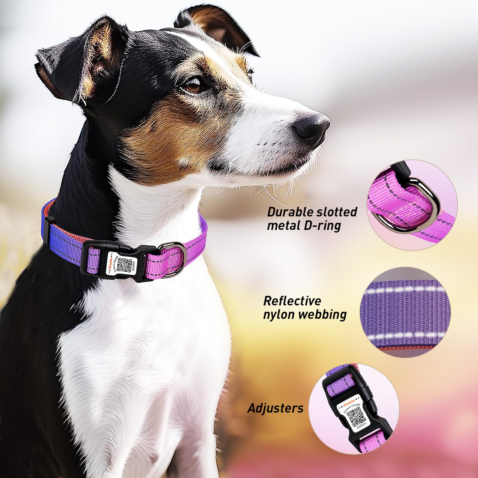 ILFINDYOU reflective stitching enhances nighttime visibility for safer evening walks.