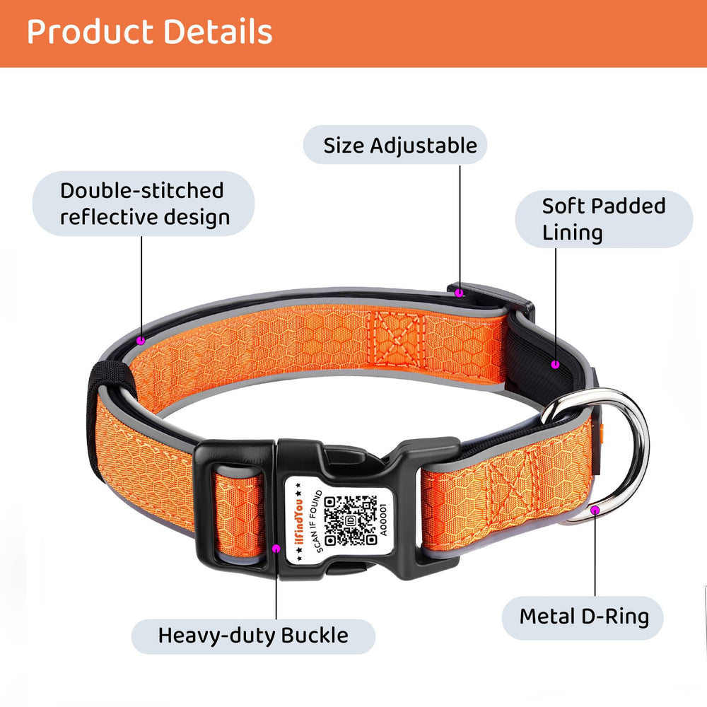 ILFINDYOU collar's soft inner lining prevents chafing for all-day comfort.
