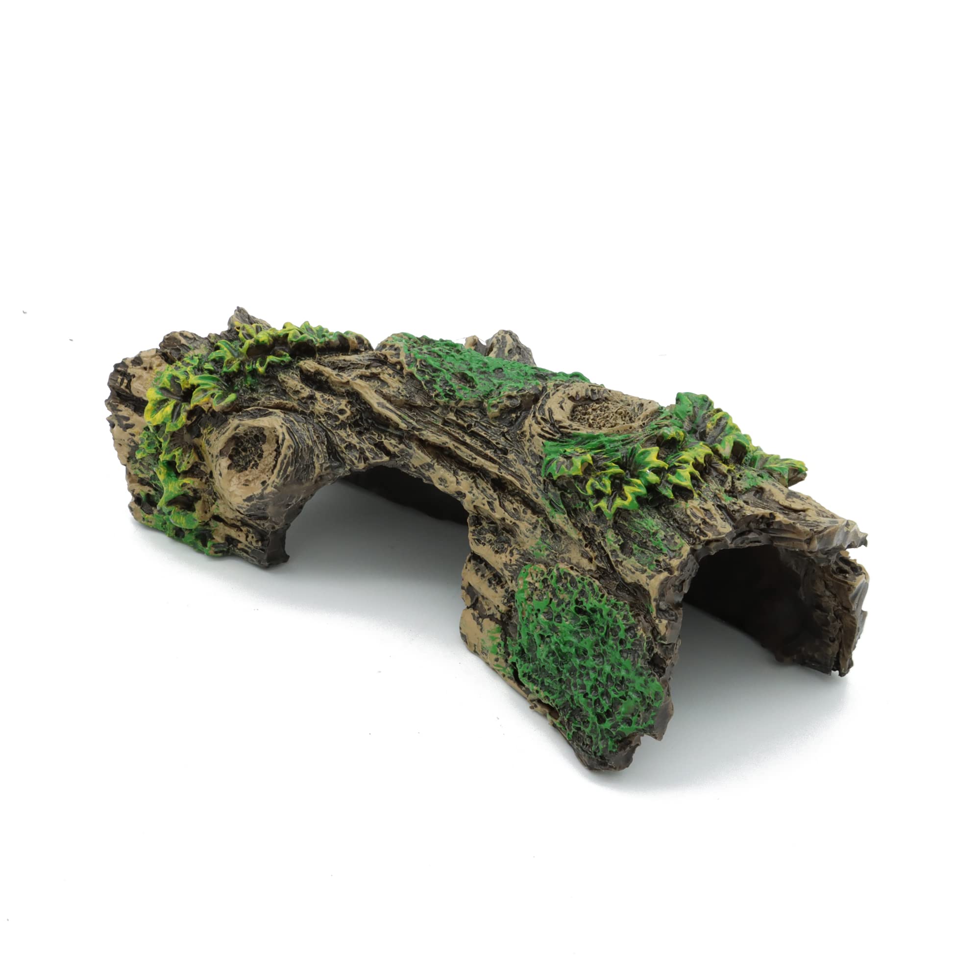JIH Resin Hollow Tree Trunk Aquarium Ornament | Bettas House Cave Wood Decor HS-SP207