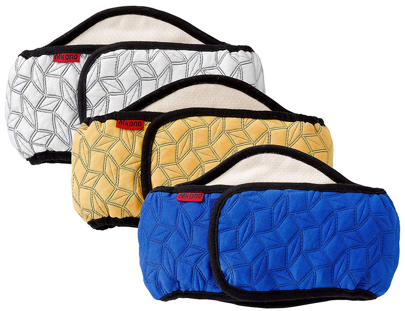 Mkono Male Dog Belly Band Wraps – Washable Diapers for Small/Medium Dogs (3 Pack, 15.4–19.7 in)