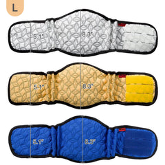 Mkono Male Dog Belly Band Wraps – Washable Diapers for Small/Medium Dogs (3 Pack, 15.4–19.7 in)