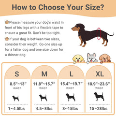 Mkono Male Dog Belly Band Wraps – Washable Diapers for Small/Medium Dogs (3 Pack, 15.4–19.7 in)