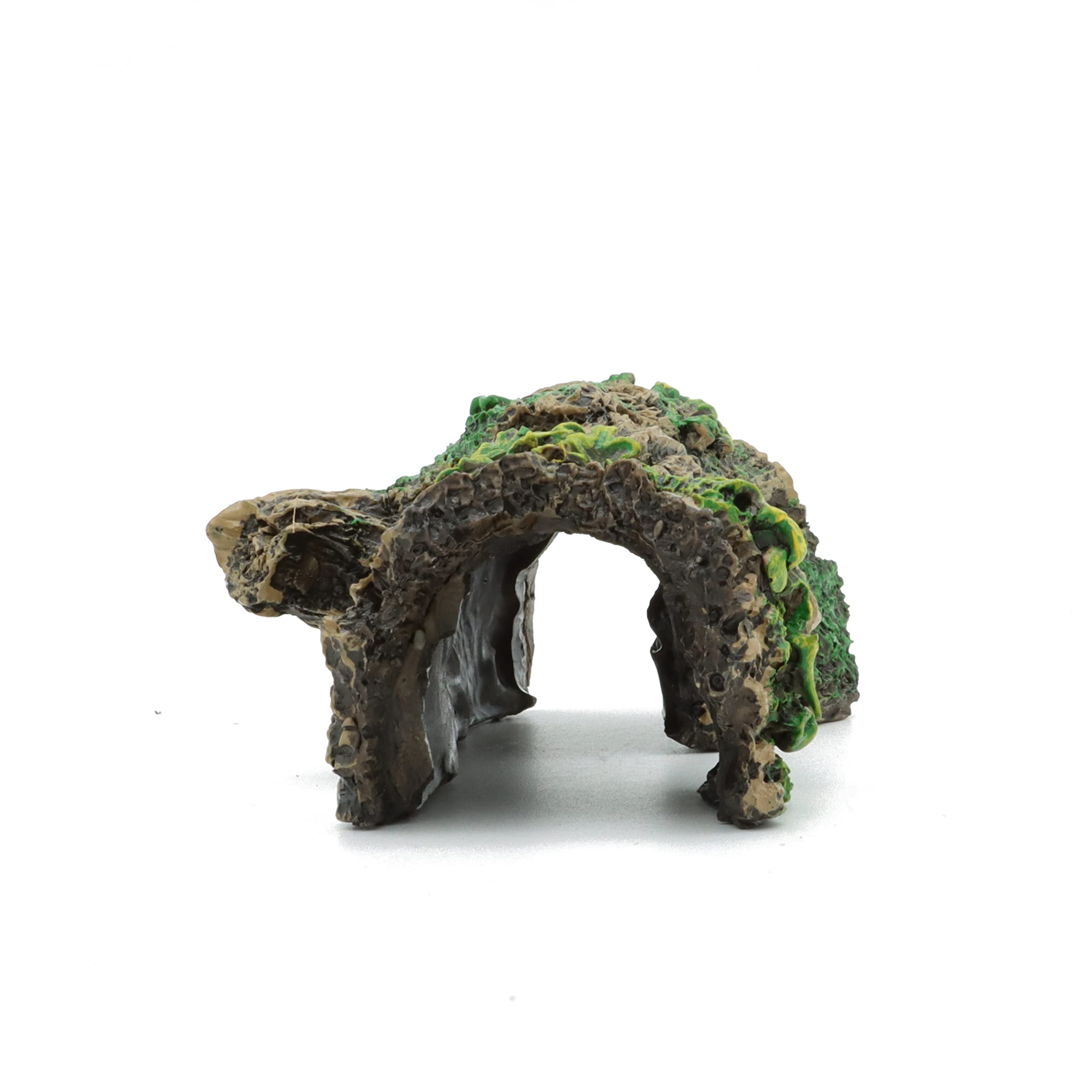 JIH Resin Hollow Tree Trunk Aquarium Ornament | Bettas House Cave Wood Decor HS-SP207