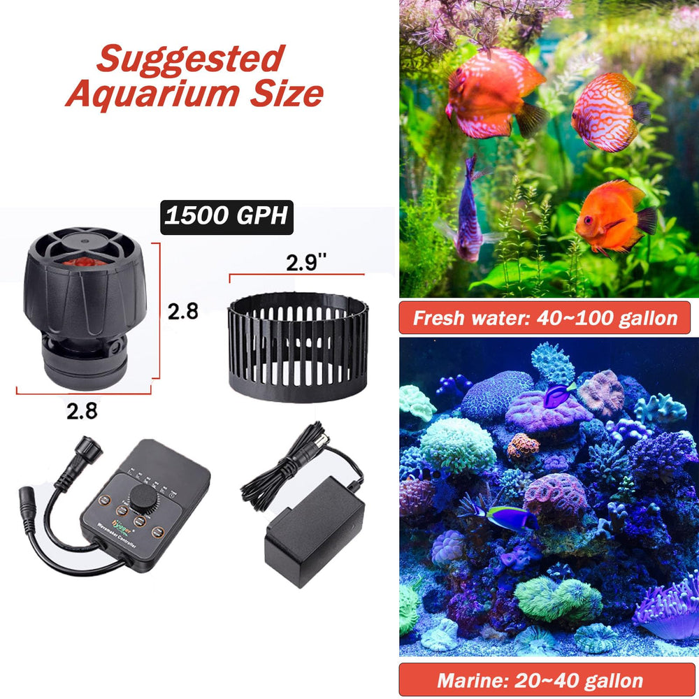 Hygger fish-guard protection keeps small aquatic life safe from the impeller.