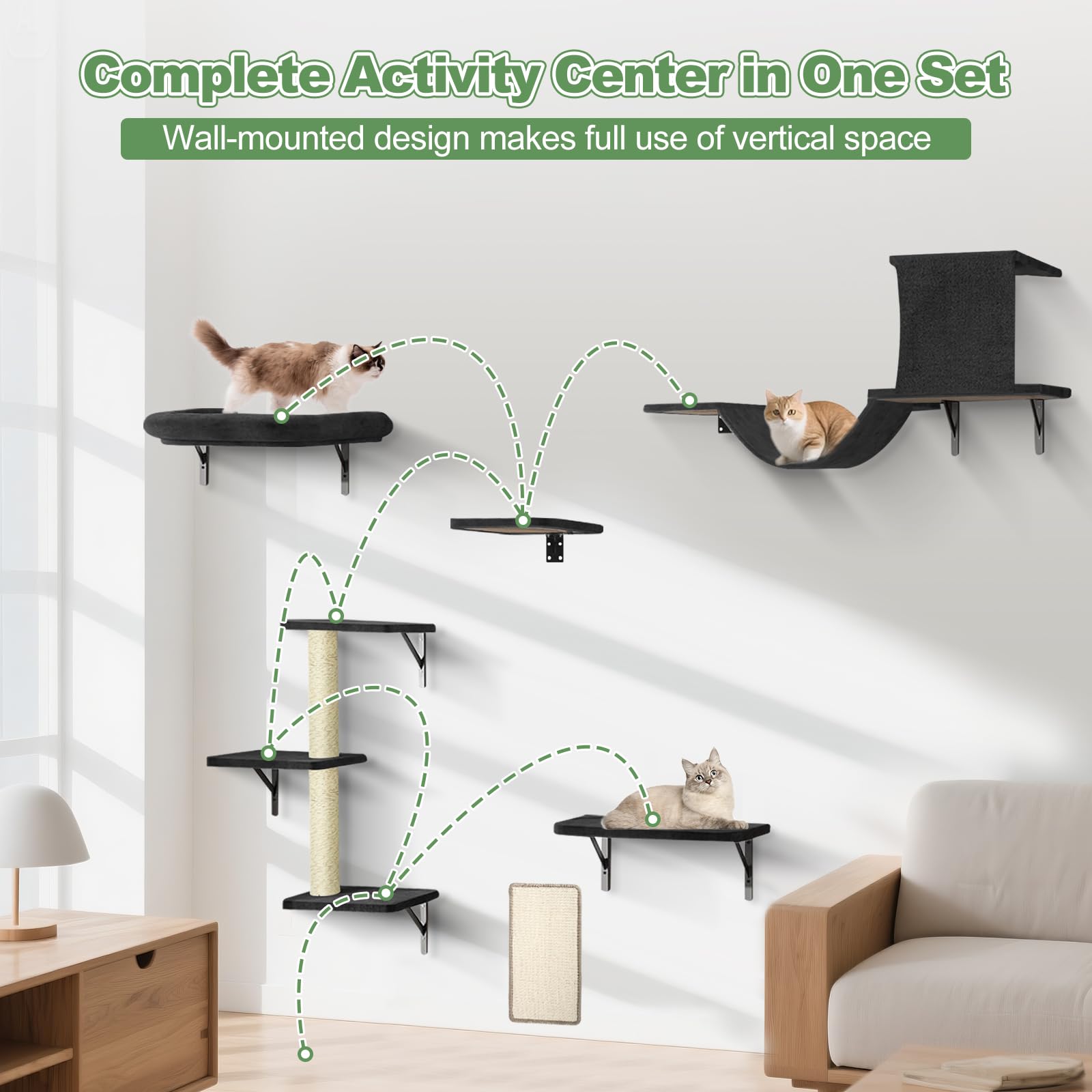 SOCATER easy-assembly cat furniture turns into an instant playground in minutes