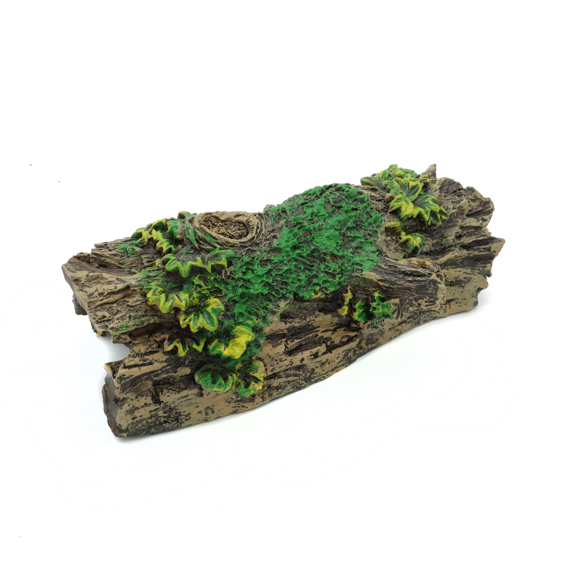 JIH Resin Hollow Tree Trunk Aquarium Ornament | Bettas House Cave Wood Decor HS-SP207