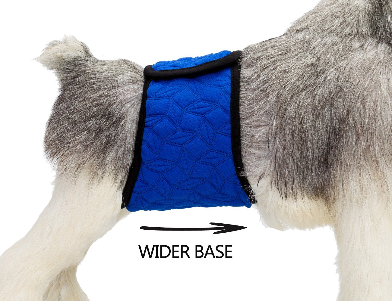 Mkono Male Dog Belly Band Wraps – Washable Diapers for Small/Medium Dogs (3 Pack, 15.4–19.7 in)