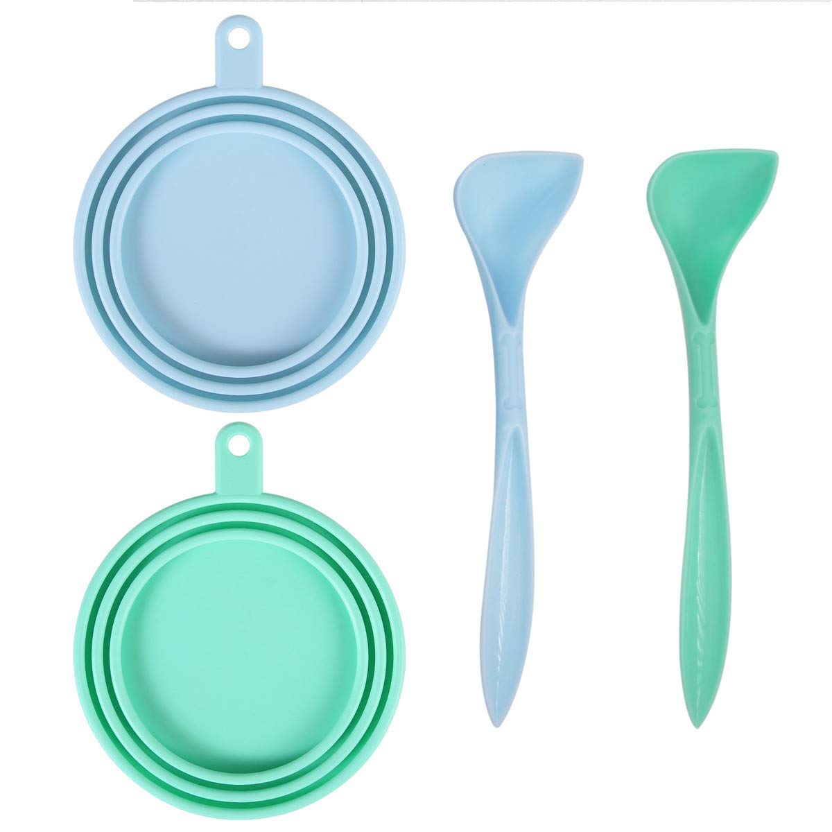 SLSON packaged set includes two lids and two spoons.