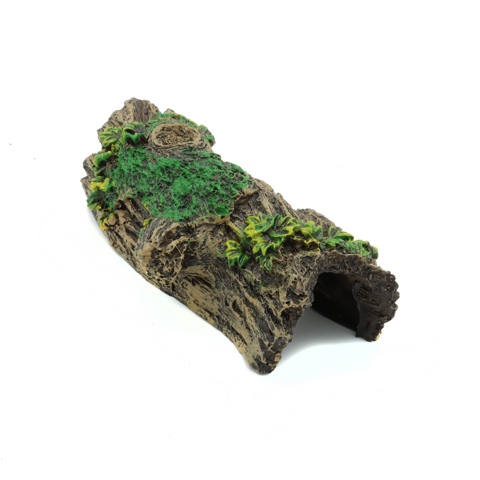 JIH Resin Hollow Tree Trunk Aquarium Ornament | Bettas House Cave Wood Decor HS-SP207
