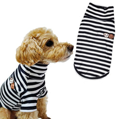 IMDOUBLEDOU turtleneck dog shirt front view - cozy everyday wear.