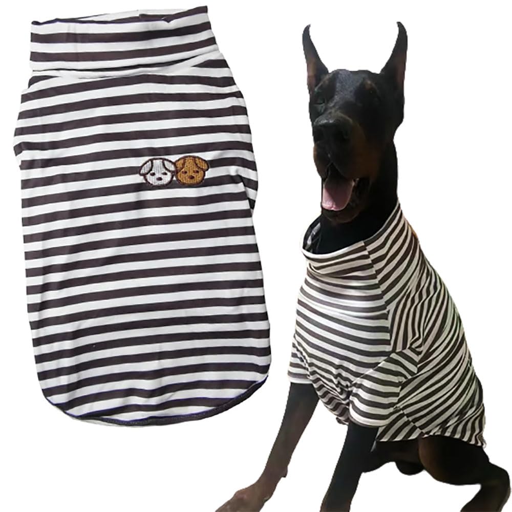 IMDOUBLEDOU turtleneck dog sweater front view shows cozy knit warmth for chilly walks